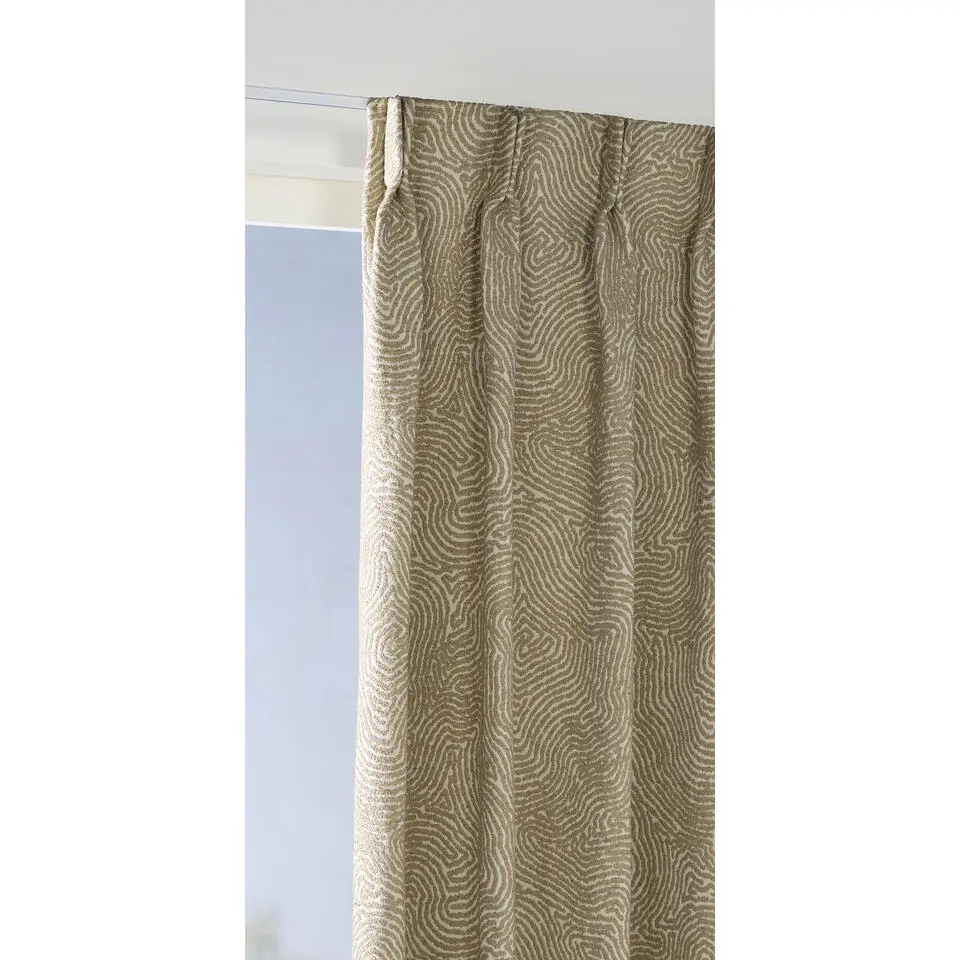 Gordijnstof Zagora lichtdoorlaten - ecru