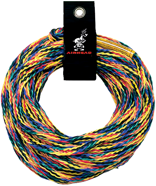 Airhead Deluxe Nylon Water Sport Heavy Duty 2-Rider Tow Rope, 60-ft