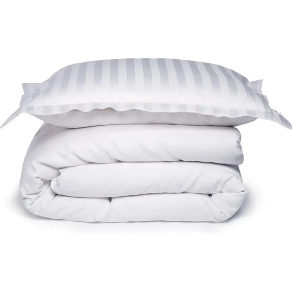 Dekbedovertrek Damai Linea White Satijn-240x200/220