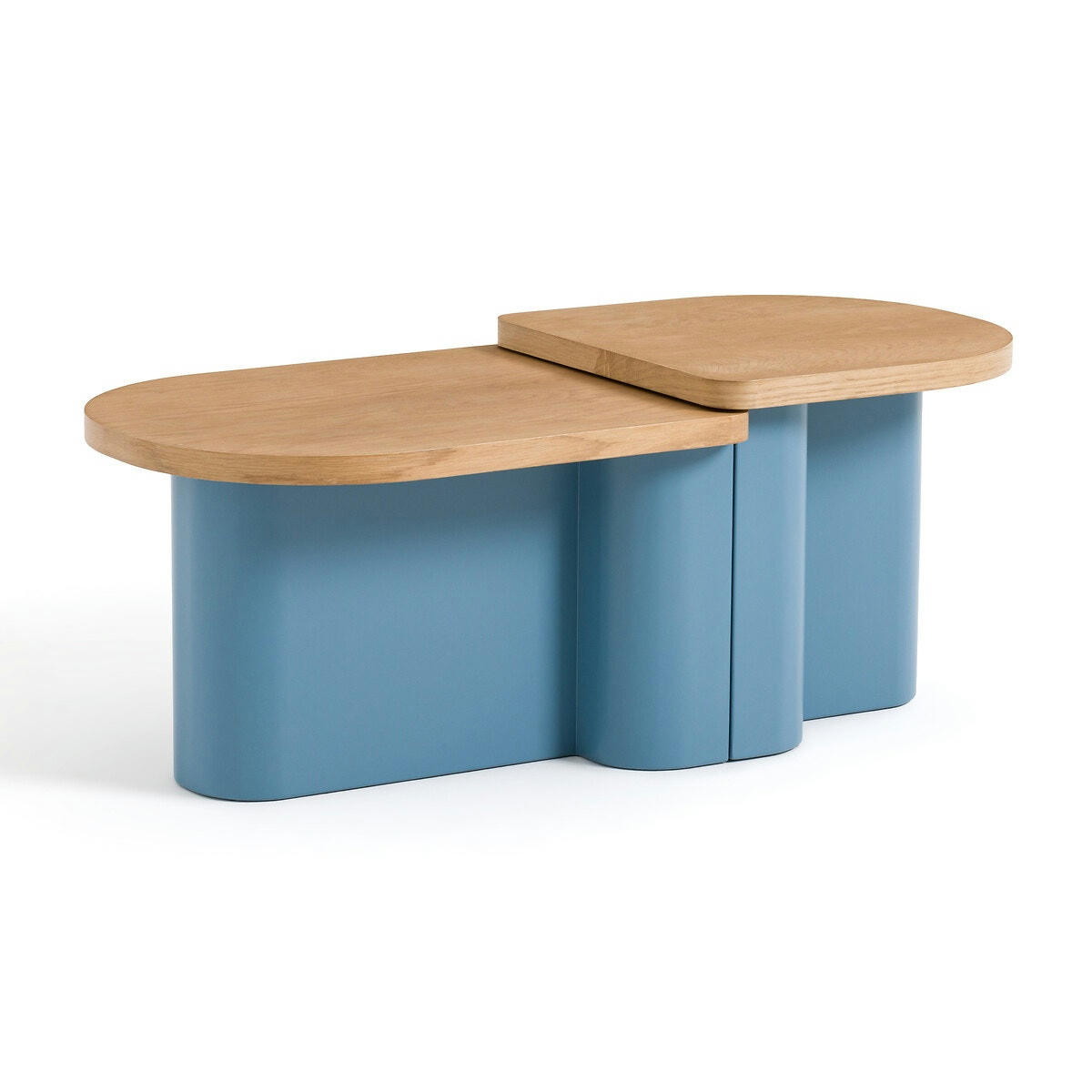 Lot de 2 tables basses gigognes, Louve