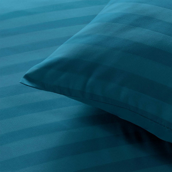 Housse de couette 240x220   2 taies Cléo bleu