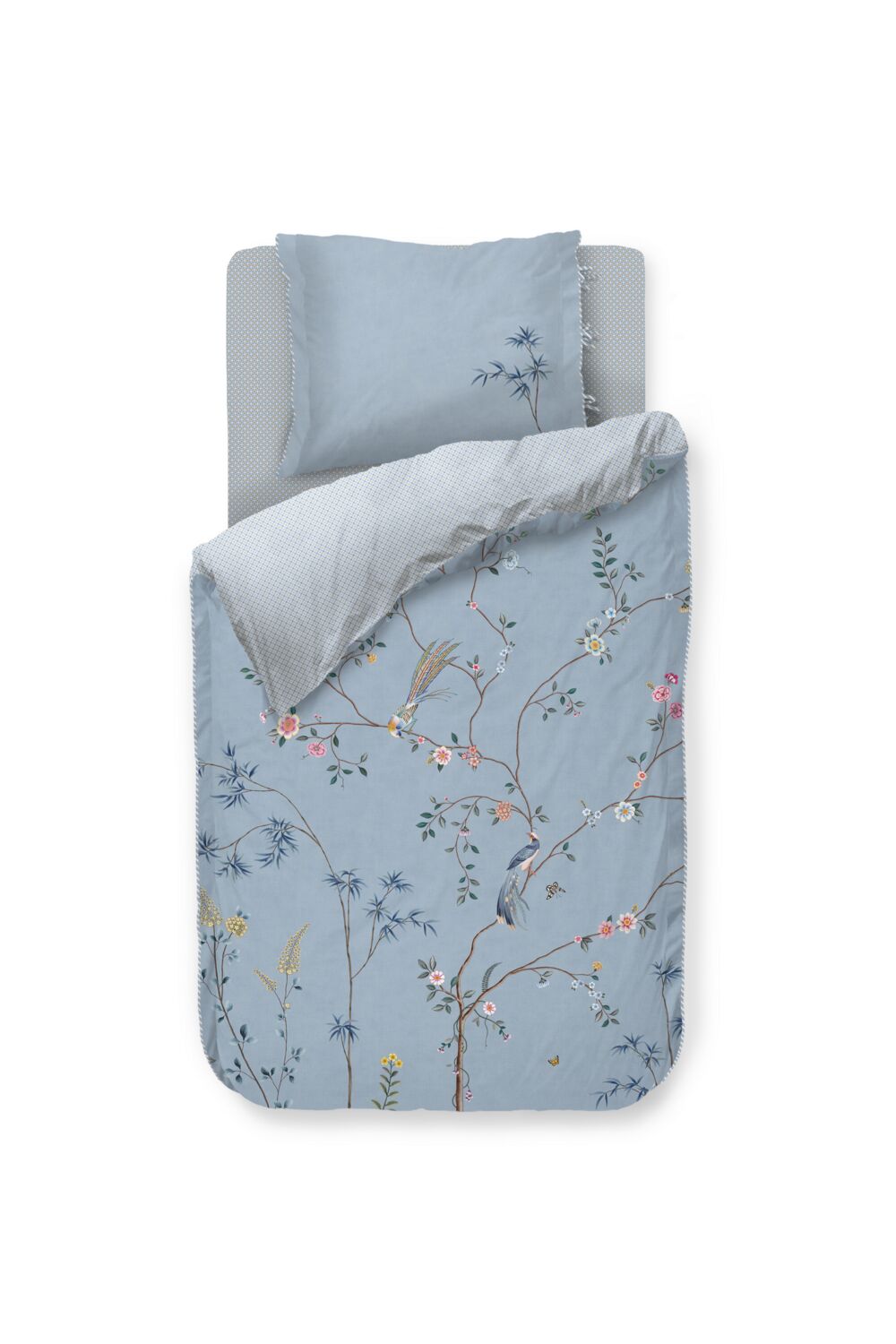 Pip Studio Bamboo Blossom - 60 x 70 cm - Licht blauw