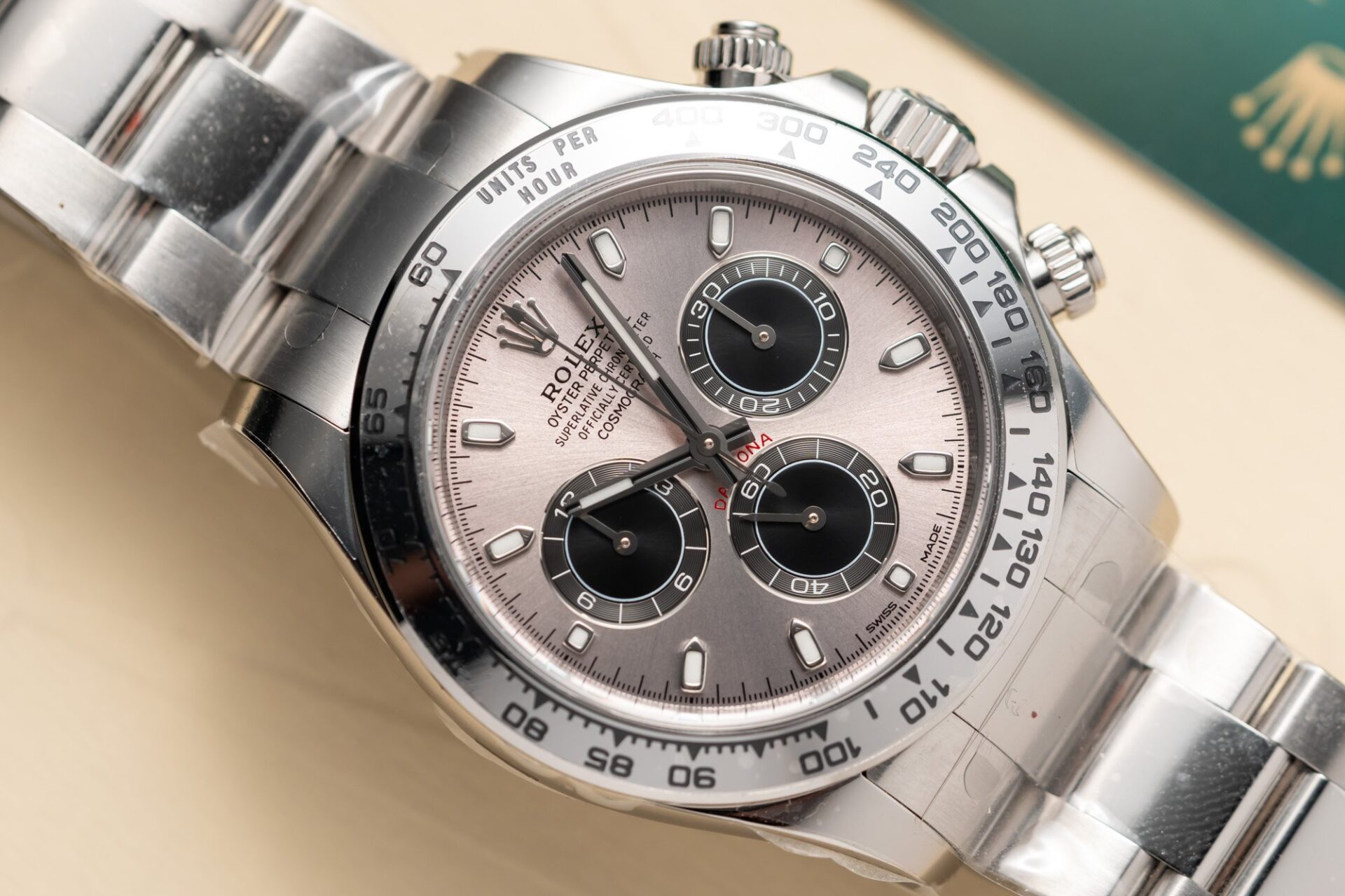 Rolex Daytona 116509 904L Steel Grey Dial 40mm Oyster Super Clone