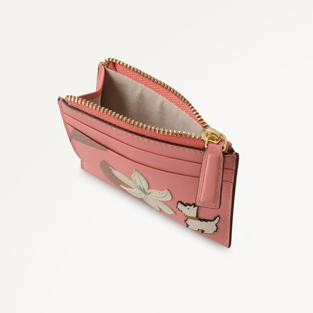 Pretty Petals - Small Zip Card & Coin Holder