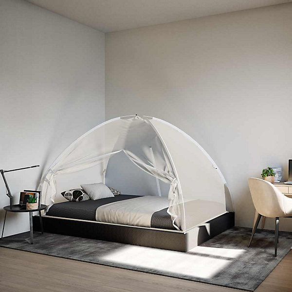 Moustiquaire mongole avec portes 220 maille blanc 200x120x130cm vidaXL