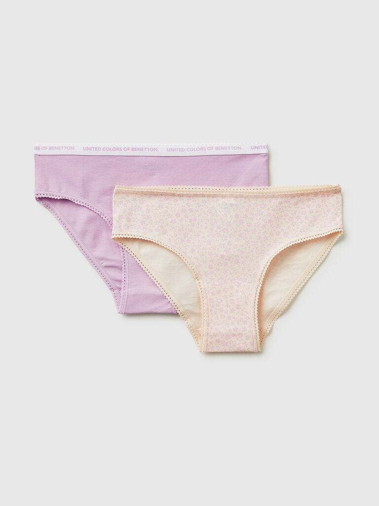 Two stretch cotton briefs
