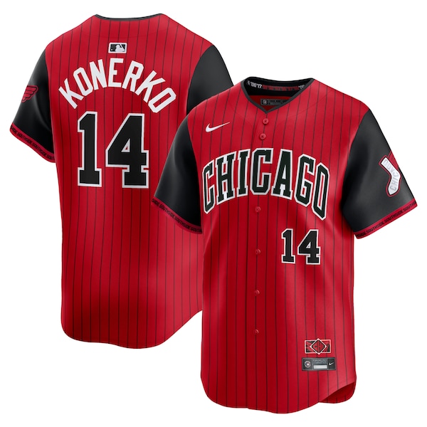 Paul Konerko Chicago White Sox Nike 2025 City Connect Limited Retired Player Jersey - Red/Black
