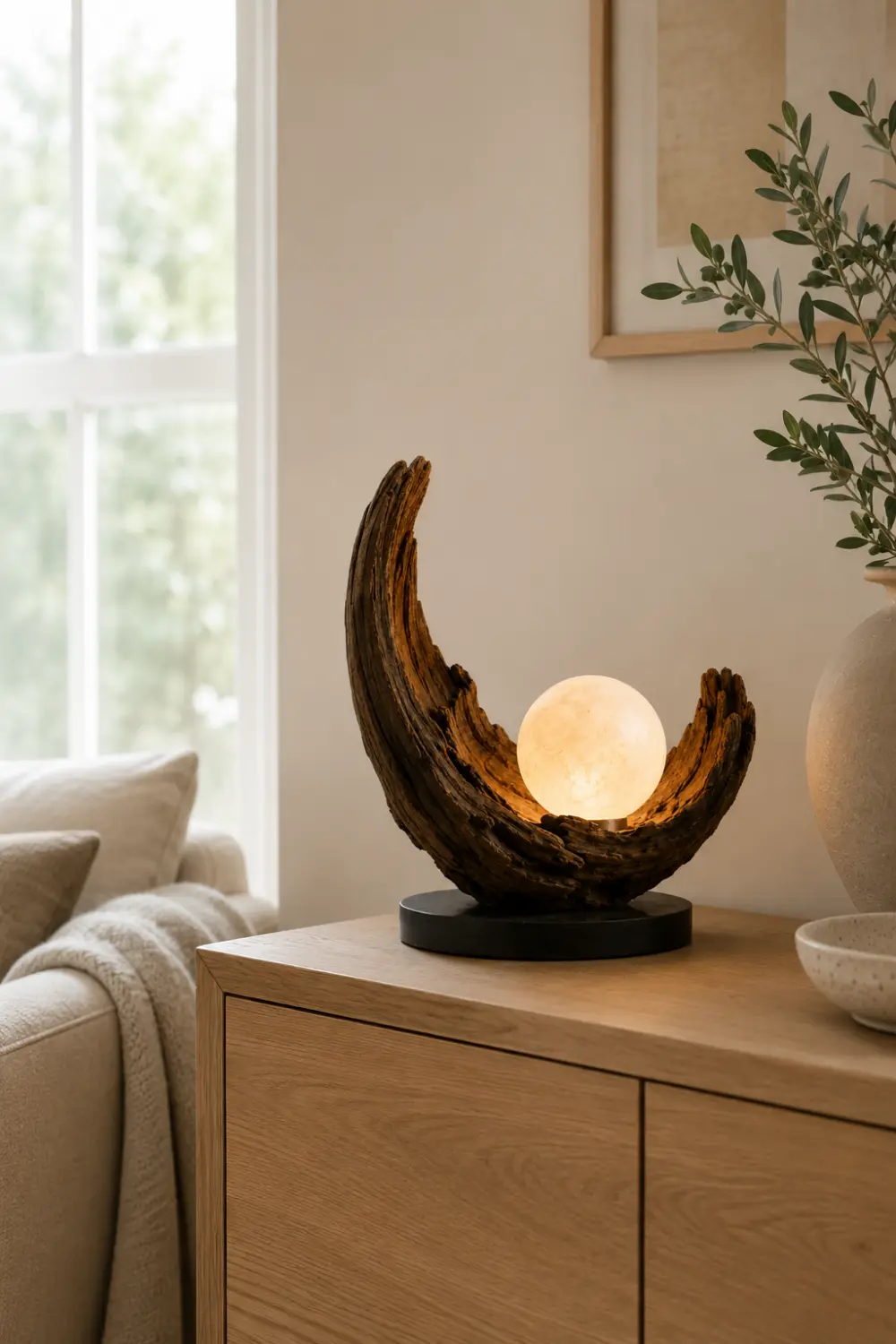 Wooden Art Lamp #WL119