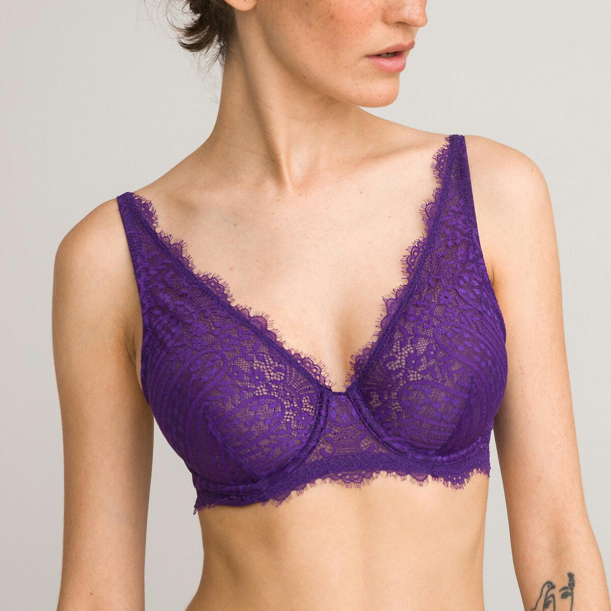 Soutien-gorge foulard tout dentelle, Eyelash