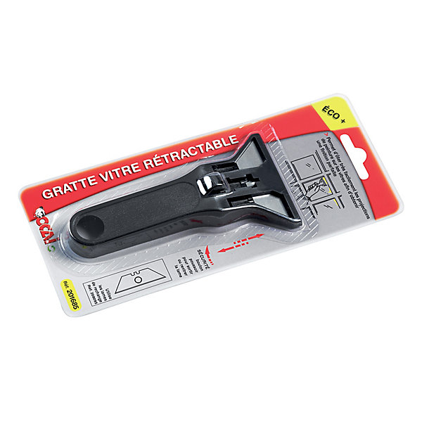 Gratte vitres plastique rétractable OCAI