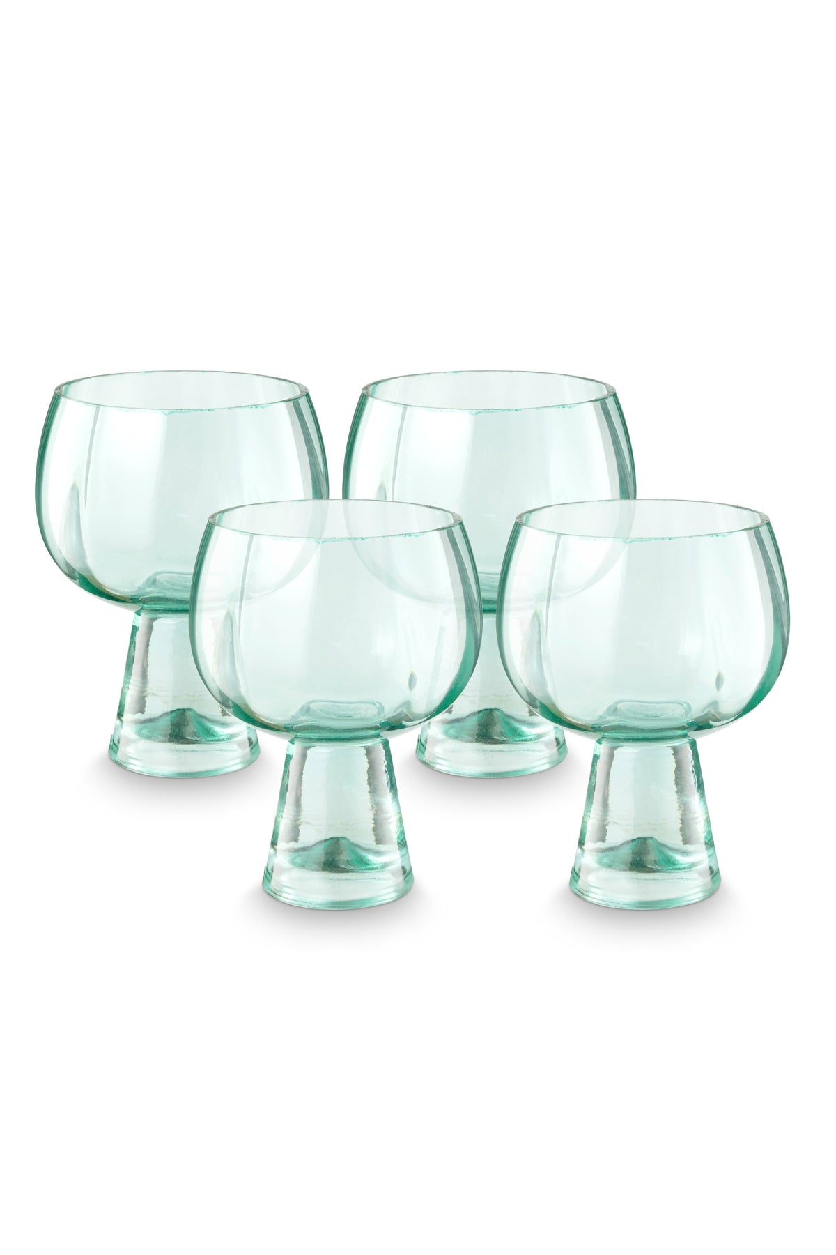 vtwonen - Retro Wijnglazen - Set van 4 - 270ml
