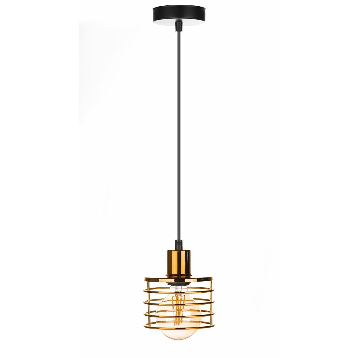 Lampa wisząca LondonStyle 12 cm miedź