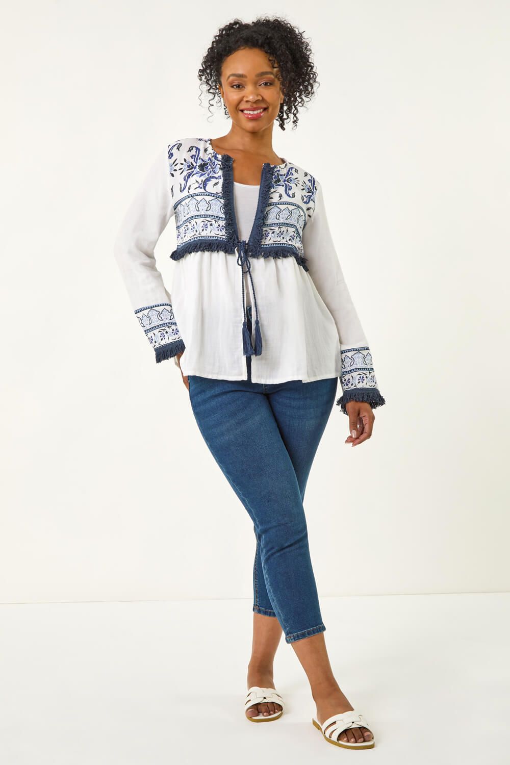 Roman Petite Tassel Detail Jacket