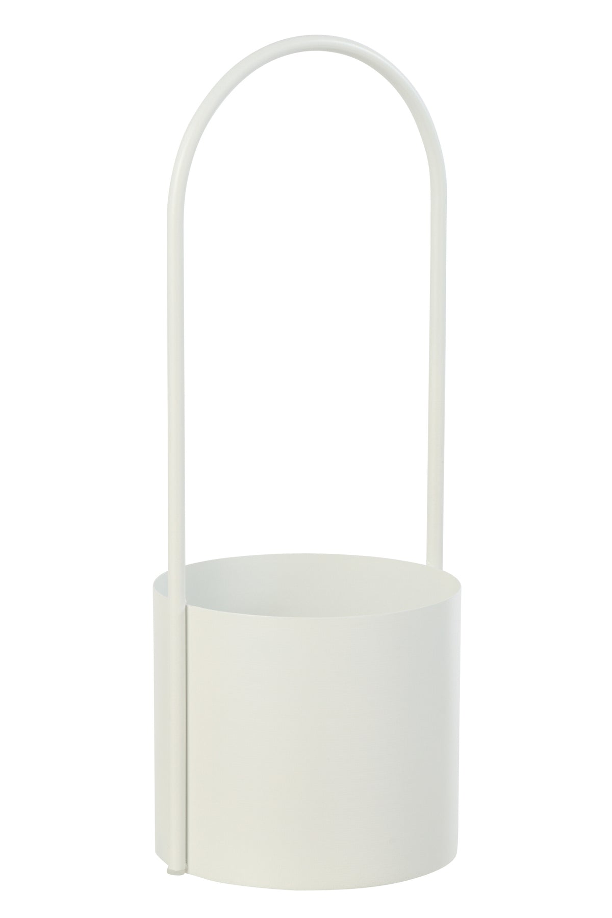 J-Line bloempot - ijzer - wit - extra large