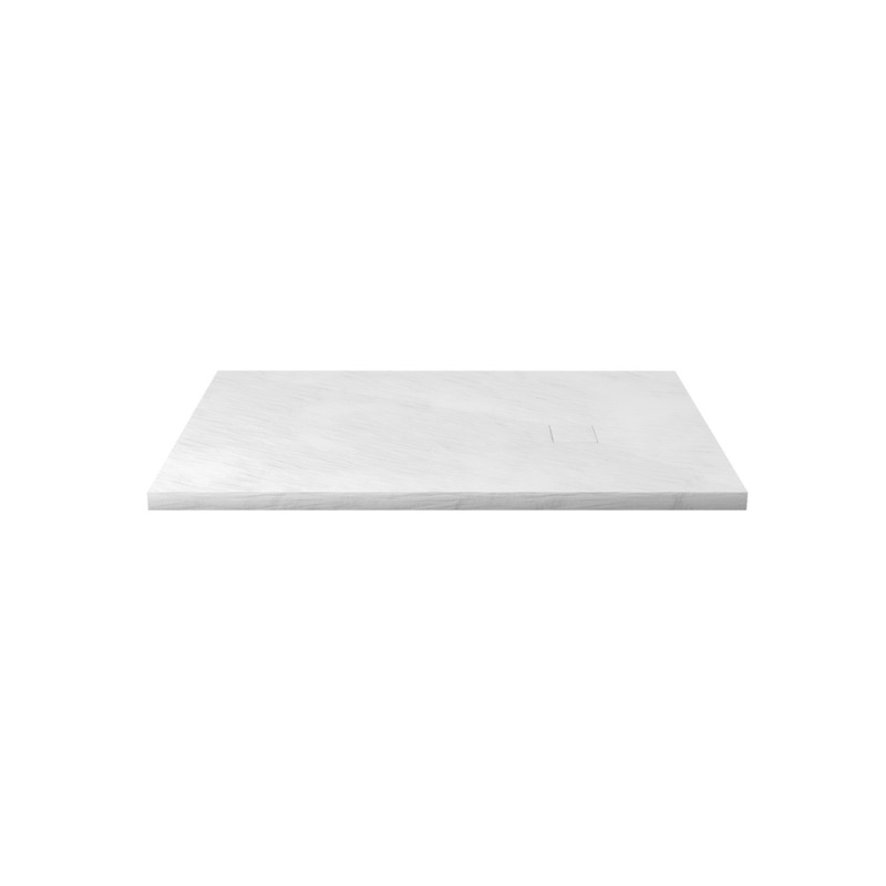 Receveur de douche Stone 2 blanc rectangle 90 x 120 cm AURLANE
