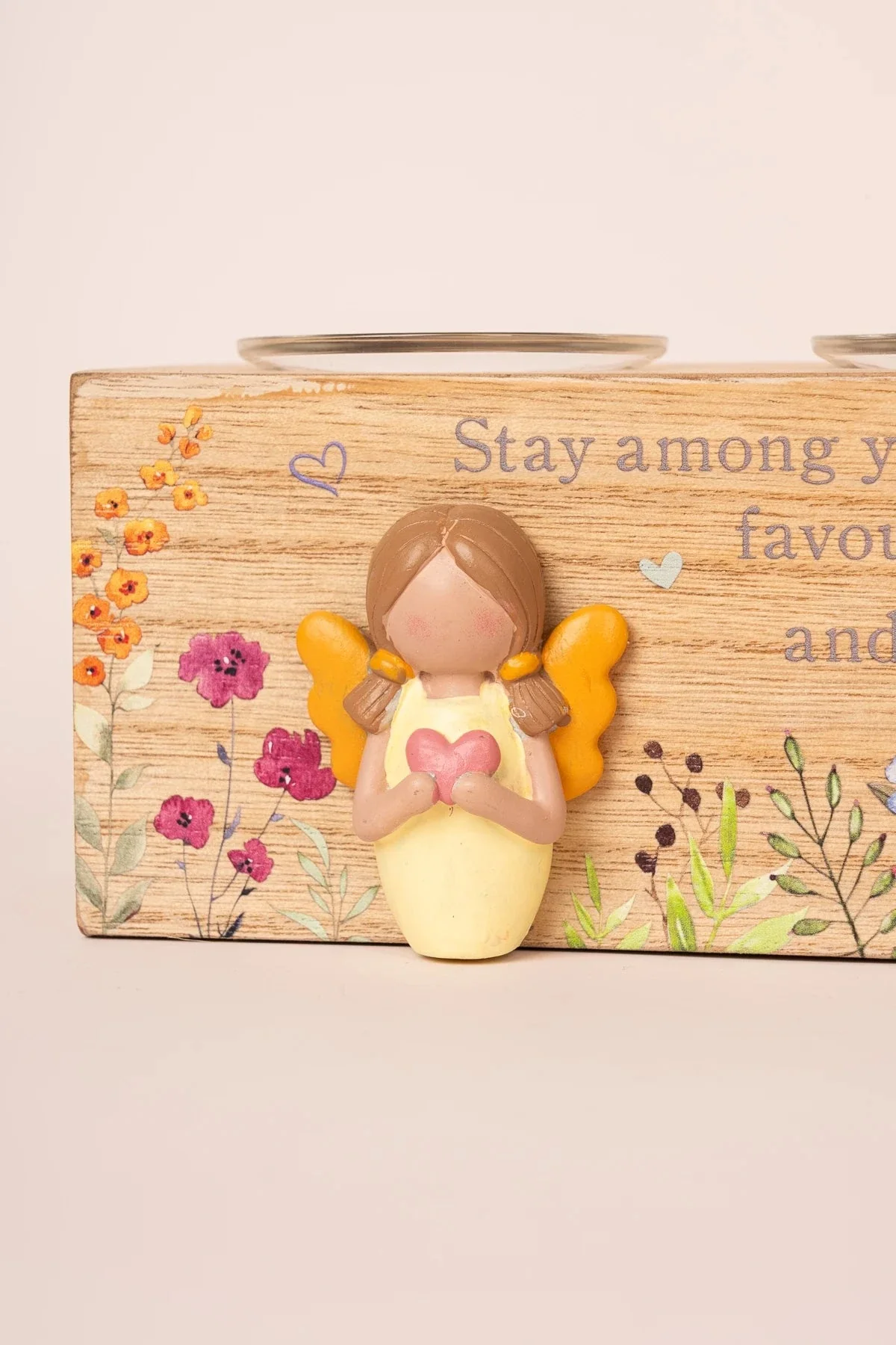 Floral Triple Tea Light Holder