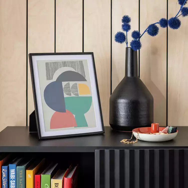 Habitat Skinny Black Metal Picture Frame - 8x10"