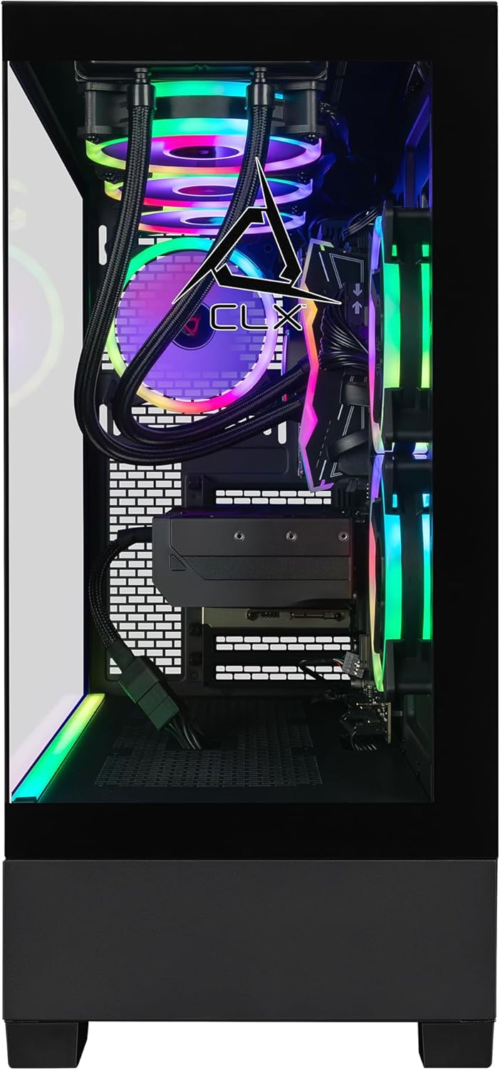 CLX Set Gaming PC - AMD Ryzen 7 9800X3D 4.7GHz  RTX 5080  2TB NVMe M.2 SSD  32GB DDR5 RGB Memory  360mm AIO  WiFi  Windows 11 Home  Black