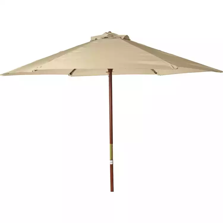 Habitat 2m Water Repellent Garden Parasol - Cream
