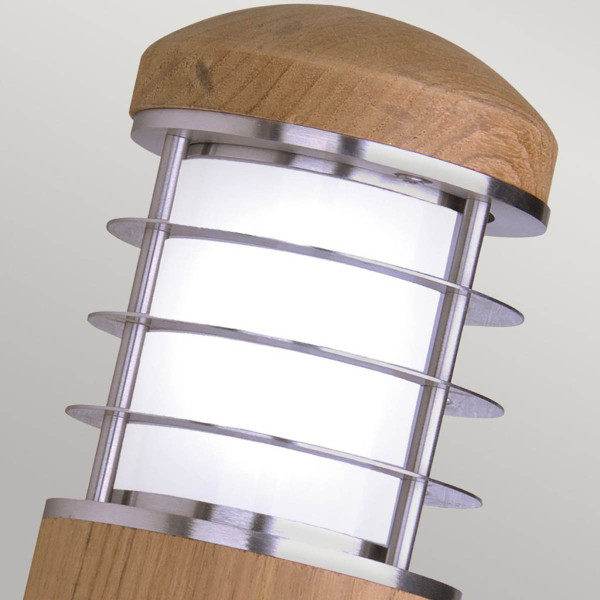 Kinkiet zewnętrznydrewno tekowe Poole 1xE27x40W IP44 Garden Zone