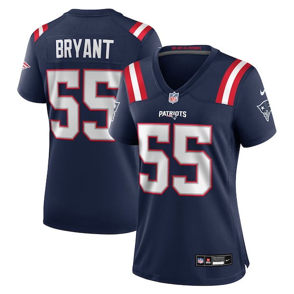 Marcus Bryant New England Patriots Nike Women's Team Game Jersey -  Navy
