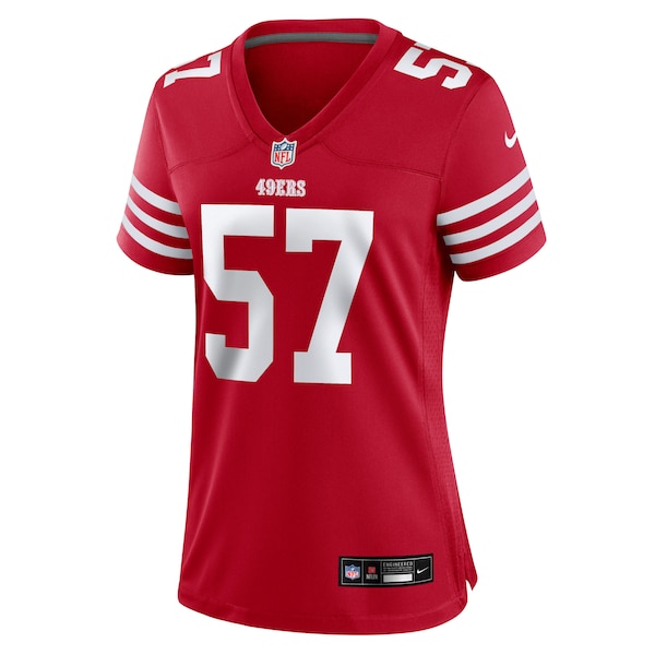 Luke Gifford San Francisco 49ers Nike Women's Team Game Jersey -  Scarlet