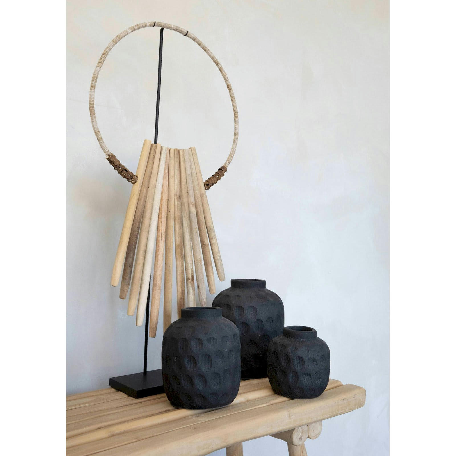 BALI BAZAR - Statue Bois Bois clair