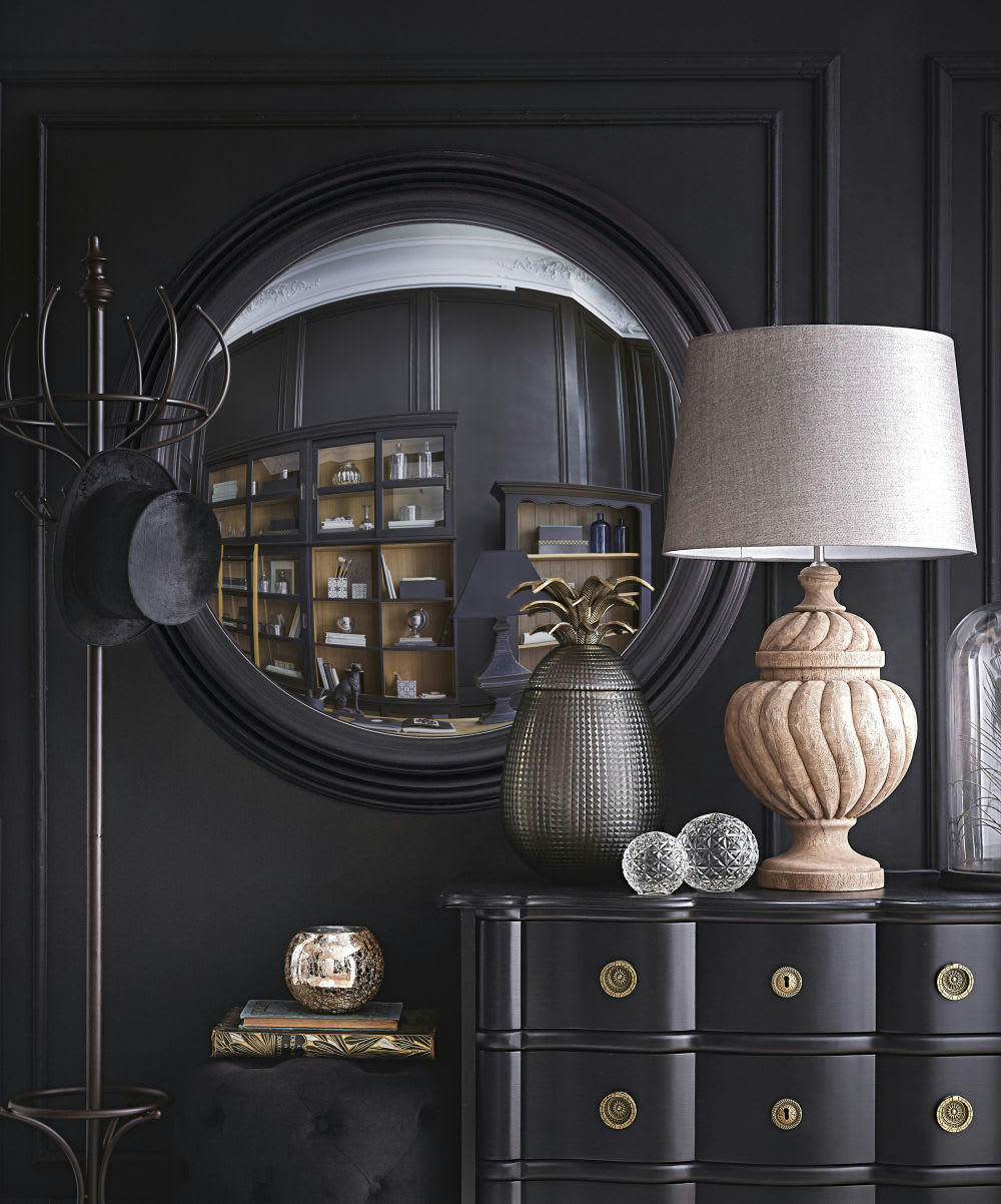 Milord - Photophore effet craquelé en verre doré H 12 cm MILORD