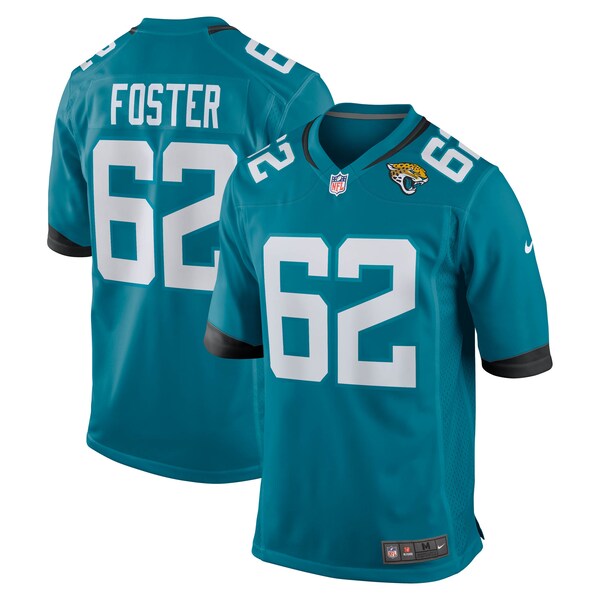 Javon Foster Jacksonville Jaguars Nike Team Game Jersey -  Teal