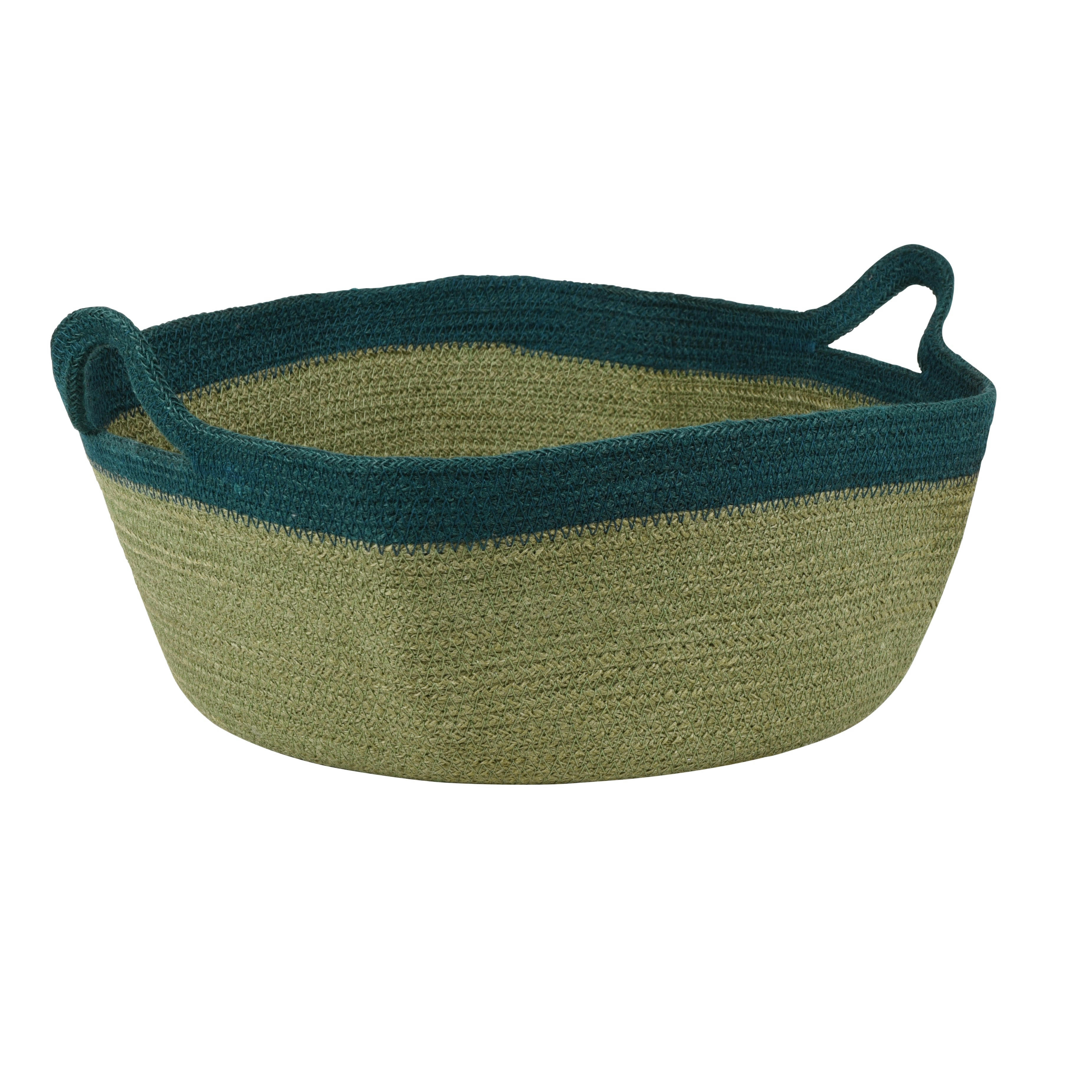 SAN - Panier en jute vert