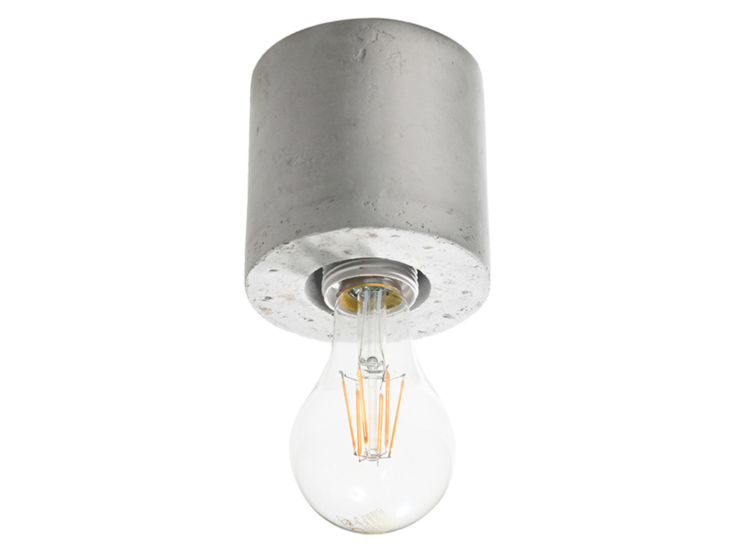 Lampa natynkowa Salgado betonowa szara