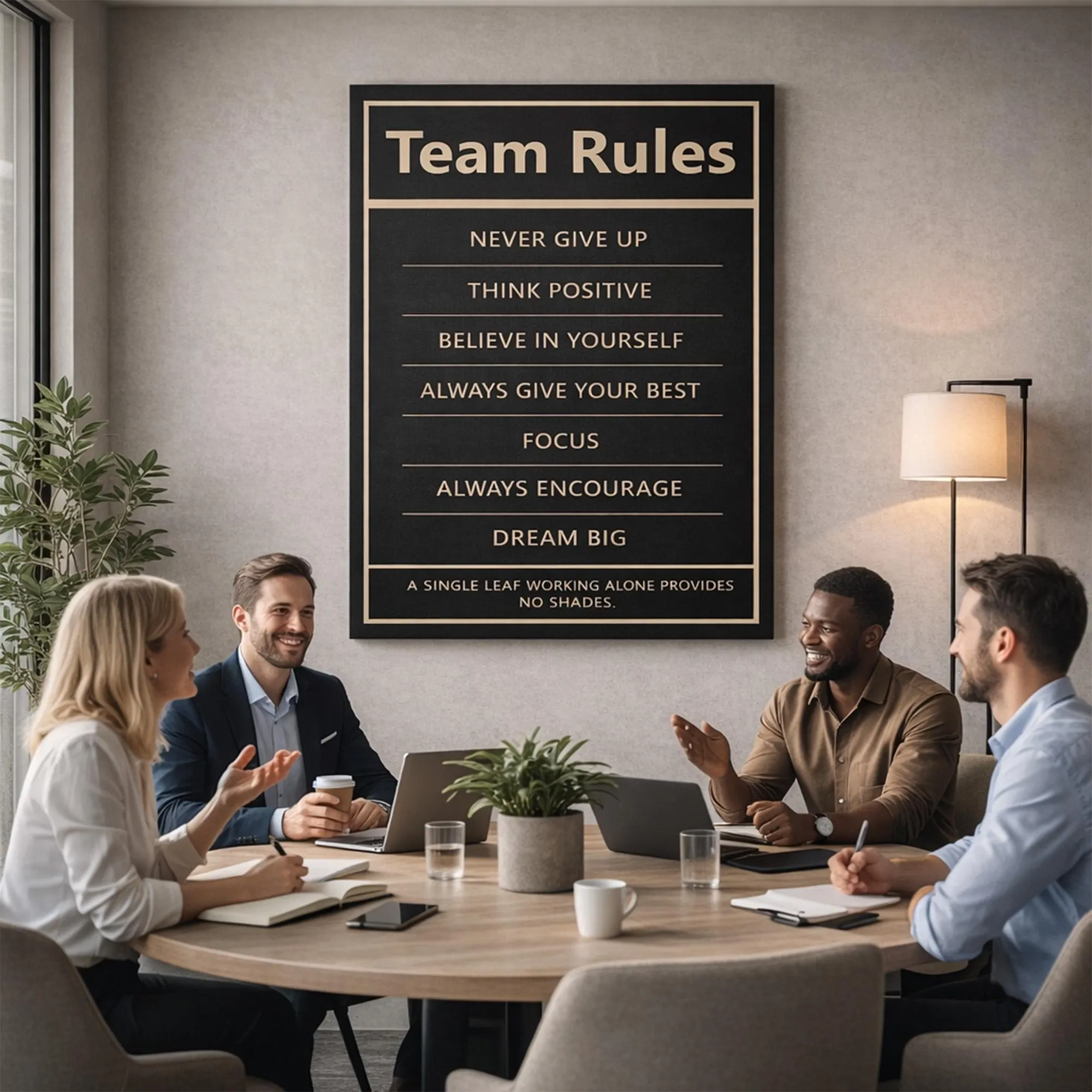 Motivational Team Work Wall Art For Office Decor Inspirational Teamwork Poster Gift For Coworkers Motivation Workplace Wall Art Team Success