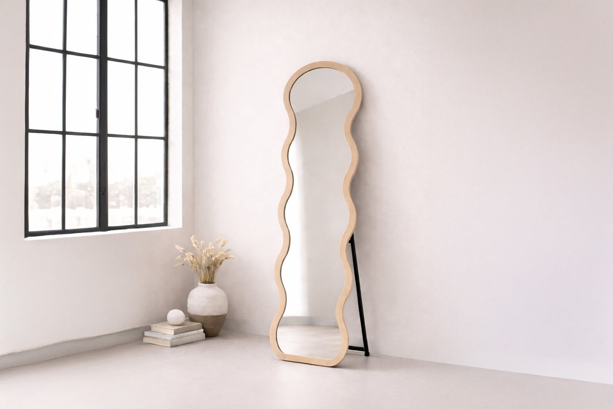Rebellenclub Rosvang Spiegel - 5 x 158 x 49 - Beige