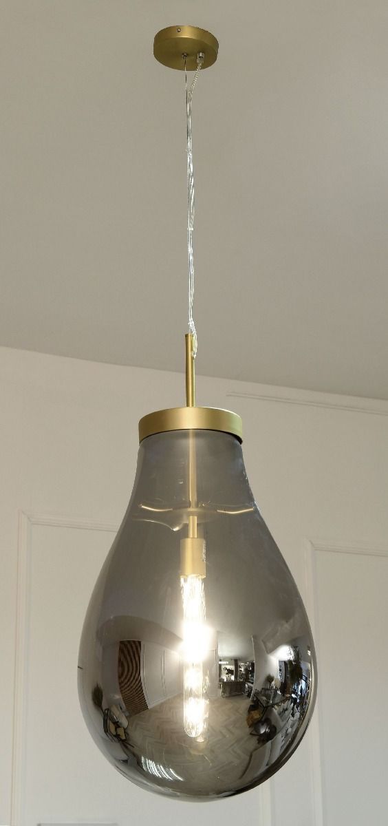 Lampa wisząca Flame Smoky XL 40x40x160 cm