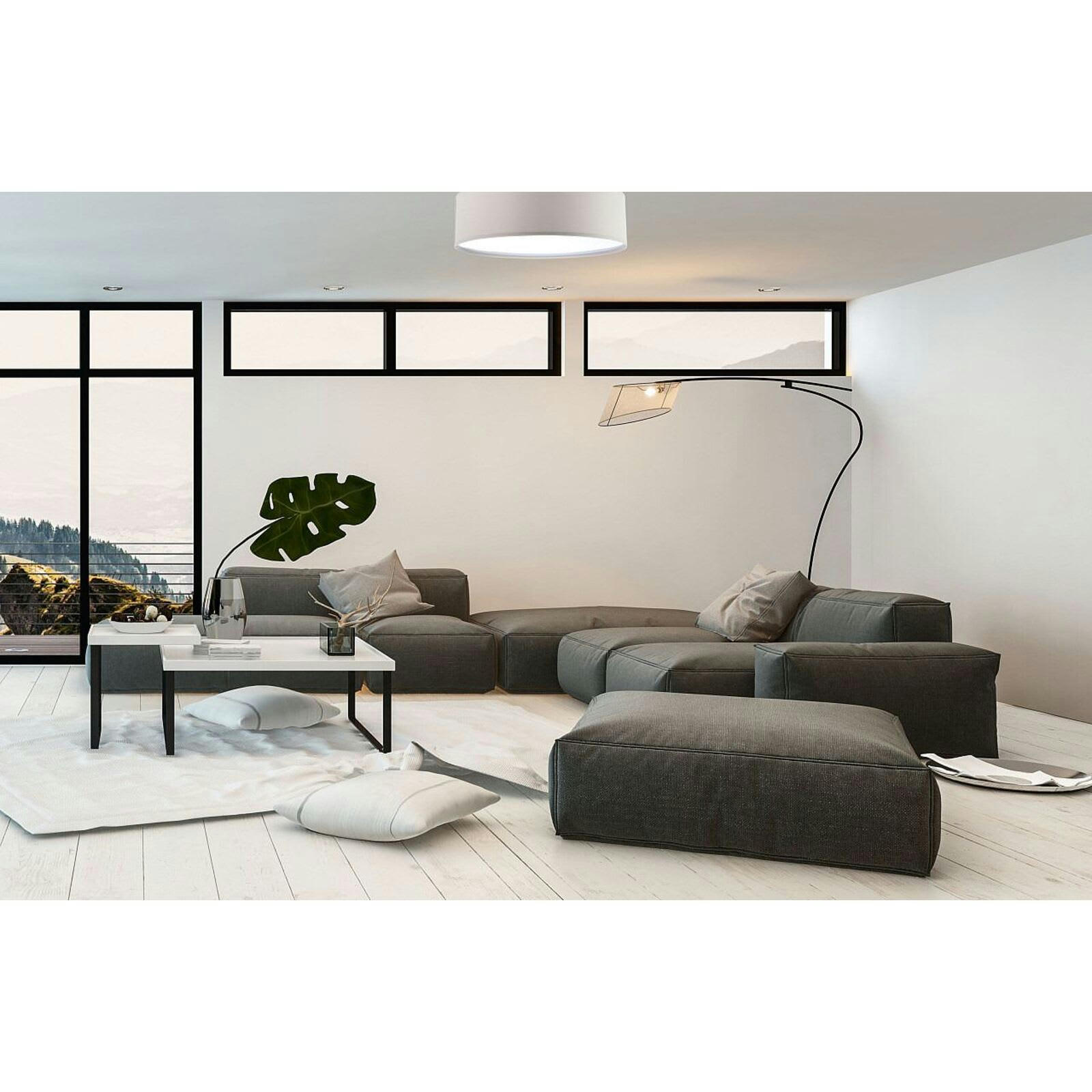 NATURAL - Plafonnier Tissu Gris