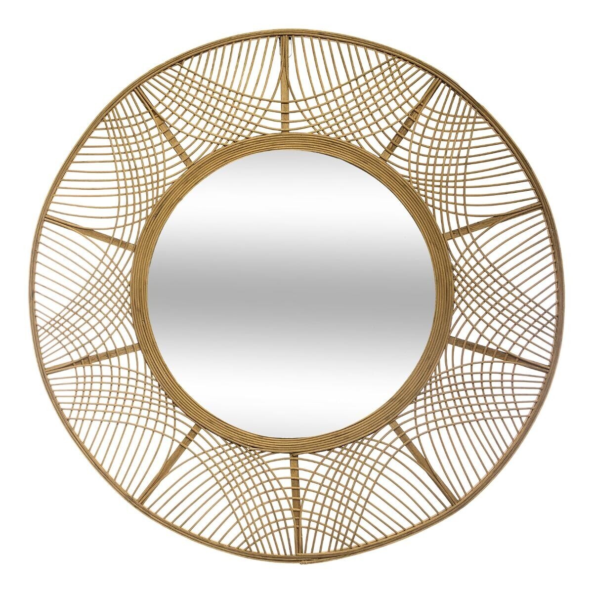 Mirror"Ina" Bamboo, D.89 cm