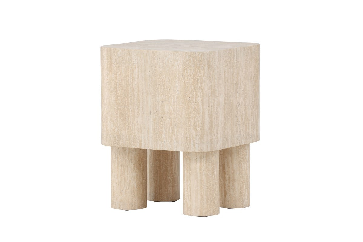BRAM bijzettafel Osfjord - beige - 40 x 40 cm