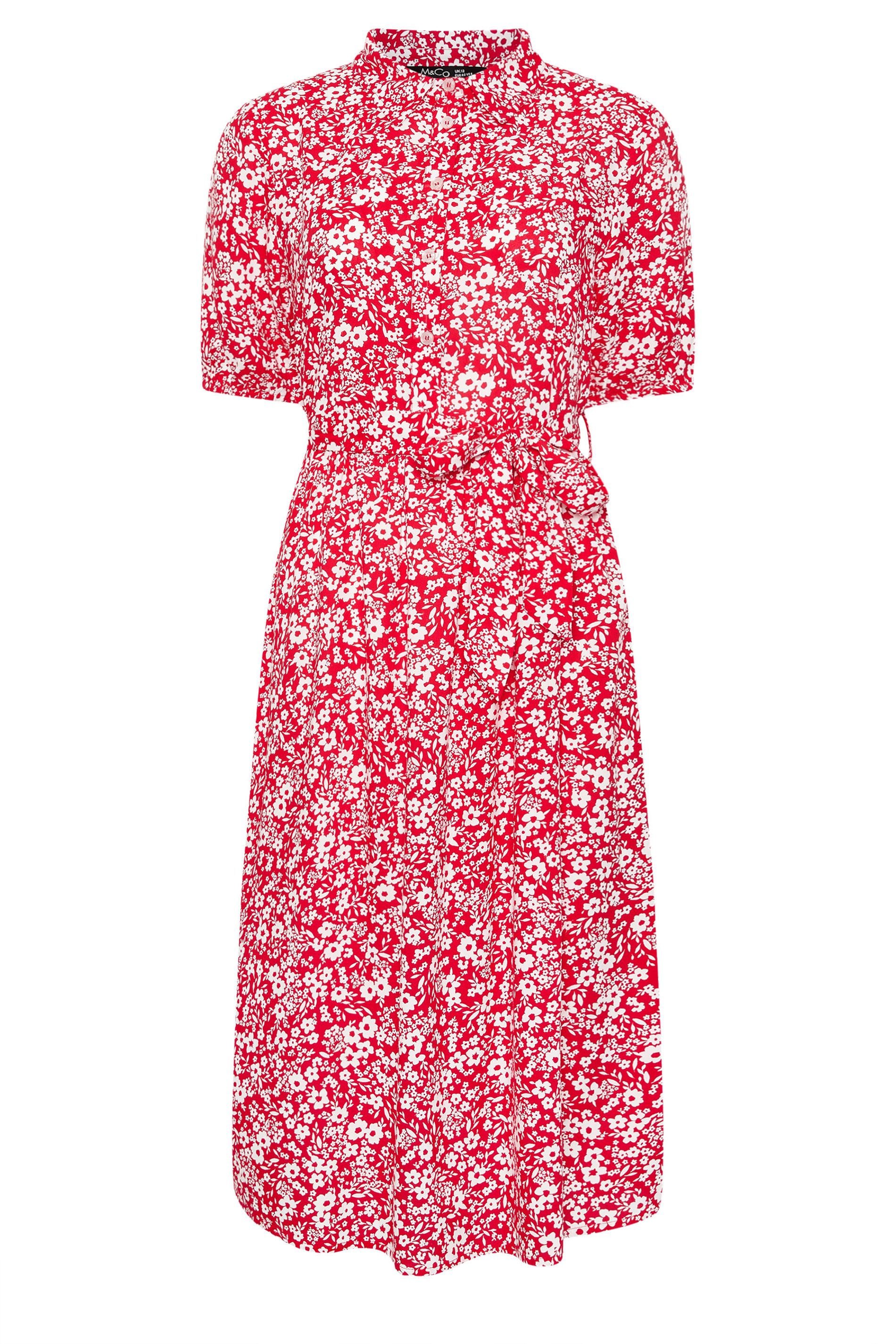 M&Co Petite Floral Print Dress