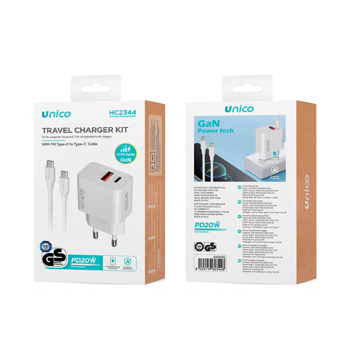 Carregador USB 18W Branco