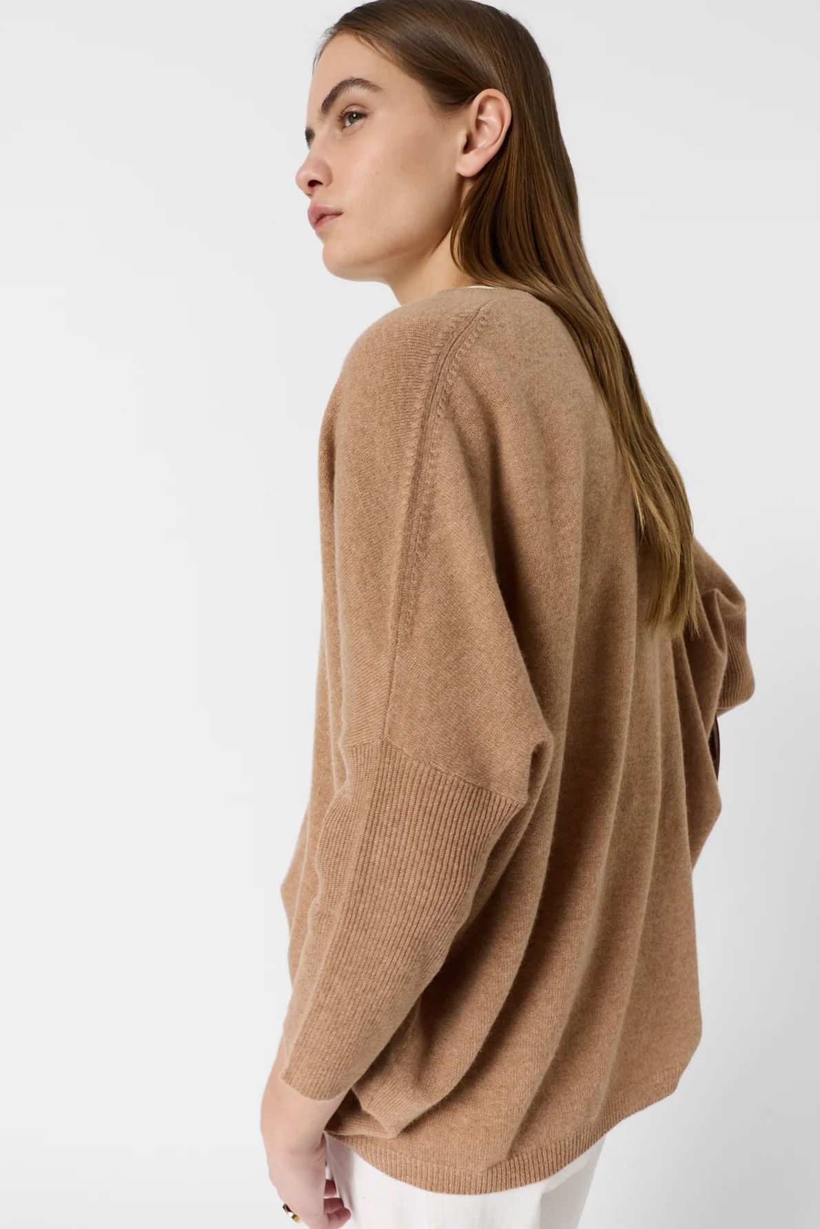Pull V oversize en cachemire - Gilet ESMEE