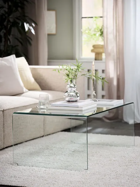Sofabord VANTINGE 60x100 glas