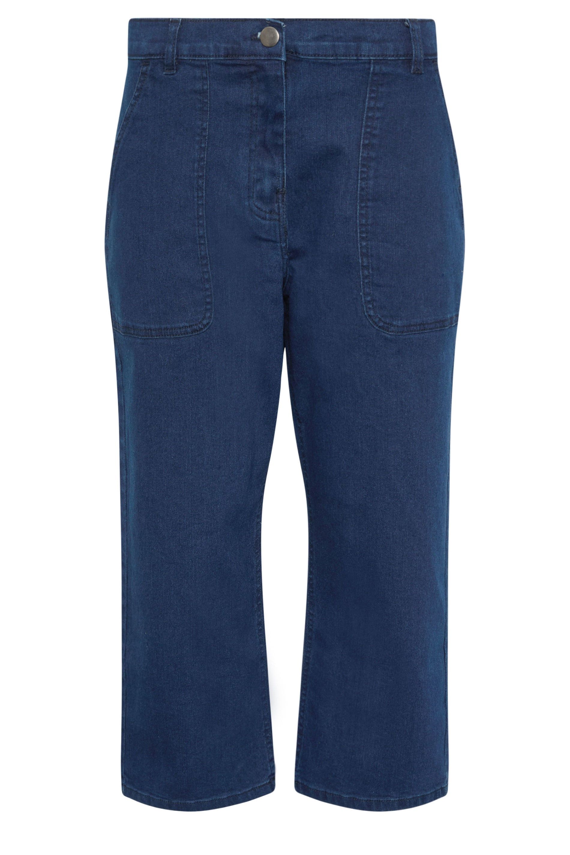 M&Co Stretch Carpenter Cropped Jeans