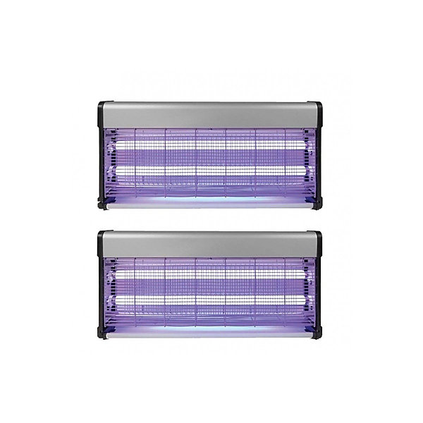 Pack2x Destructeurs d'insectes Electrique 40W Anti-Moustique 230V 150m2 PEREL