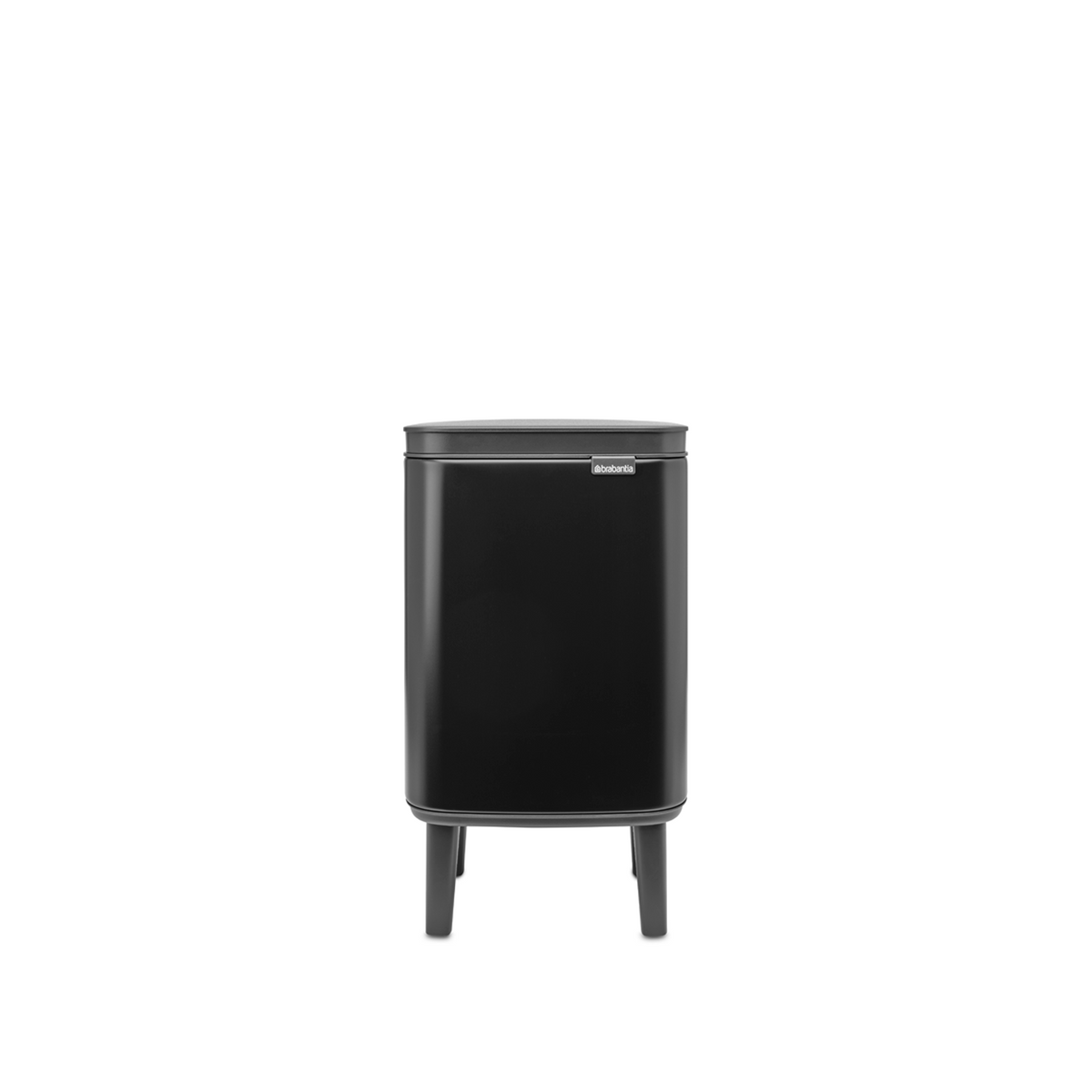 Brabantia Bo Hi afvalemmer, 4L, kunststof binnenemmer - Matt Black