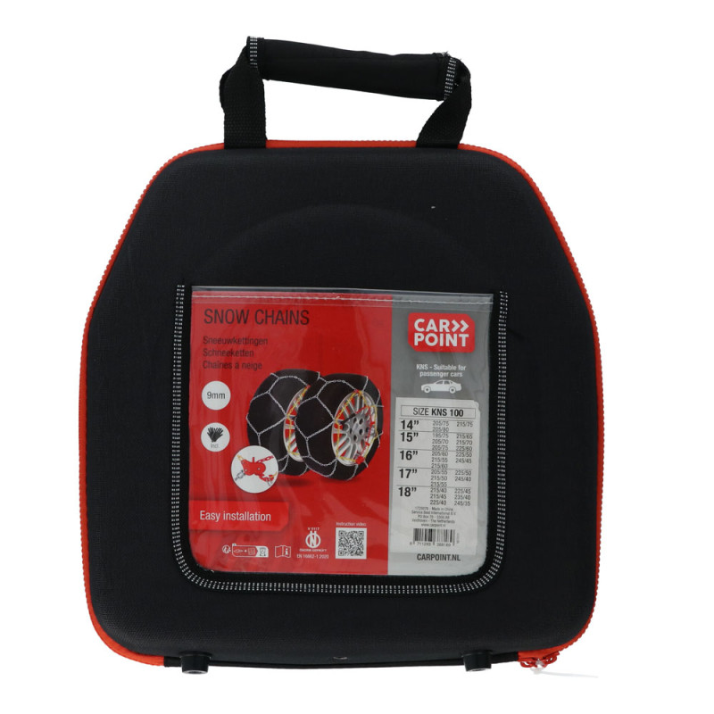Chaîne à neige KNS-100 9 mm 2 pièces CARPOINT