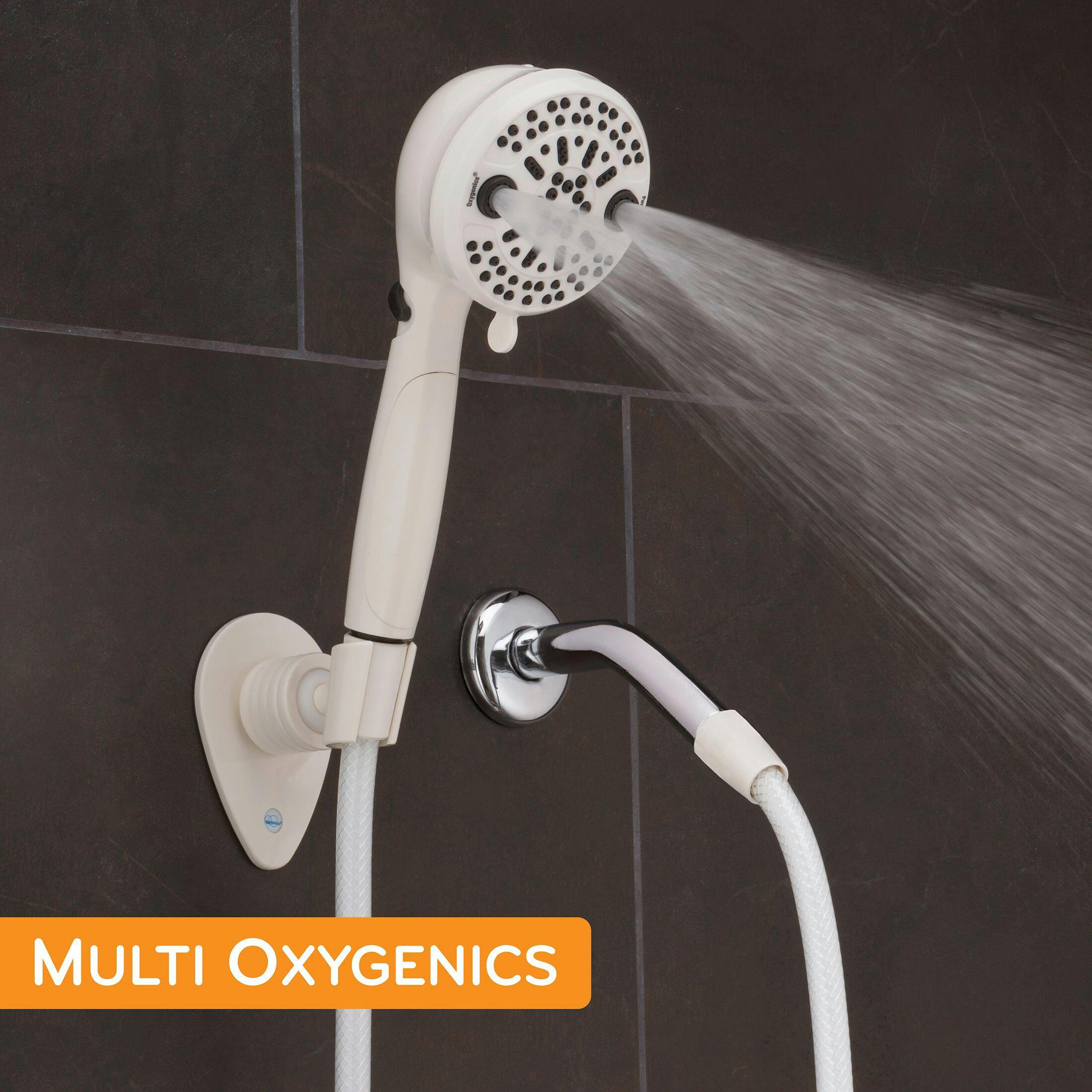 Oxygenics 87748 PowerFlow RV Handheld Shower Head, White