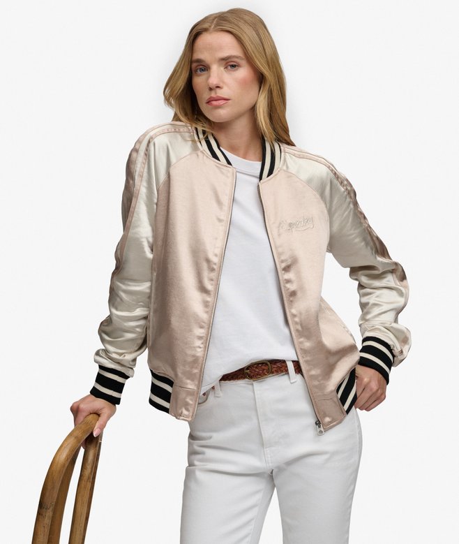 Suikajan Embroidered Bomber Jacket