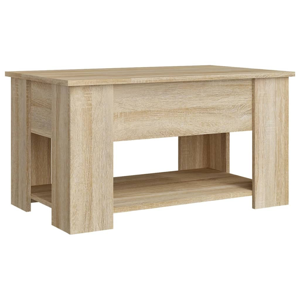 Stolik Kawowy Ława Stół Sonoma 79x49x41 Podnoszony Blat Do Salonu Do Pokoju