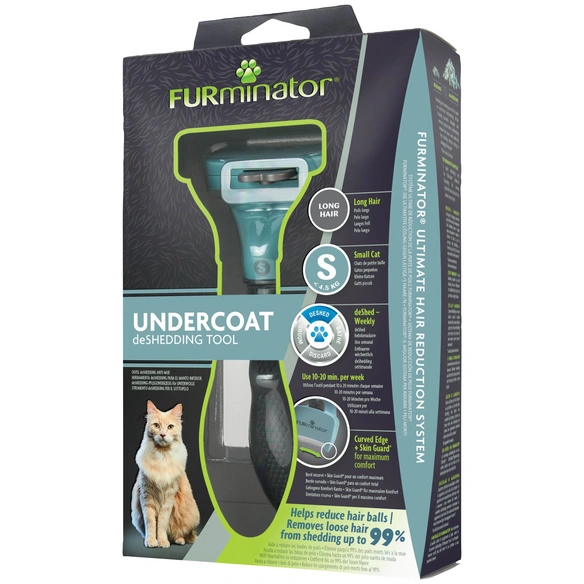 Bürste »deShedding TOOL«, S Langhaar, für kleine Katzen bis zu 4,5 kg, türkis