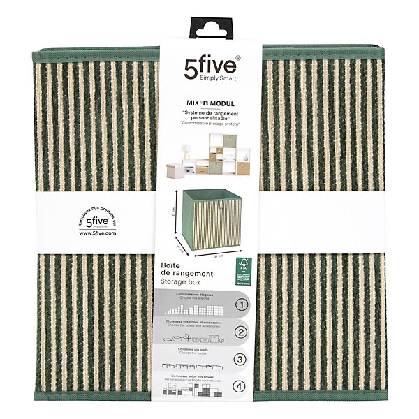 Panier Mix'n Modul L31cm vert foncé - Vert foncé- 5five